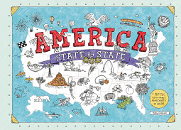 America State by State: Fifty Removable Placemats to Color